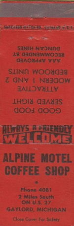 Alpine Court - Matchbook (newer photo)